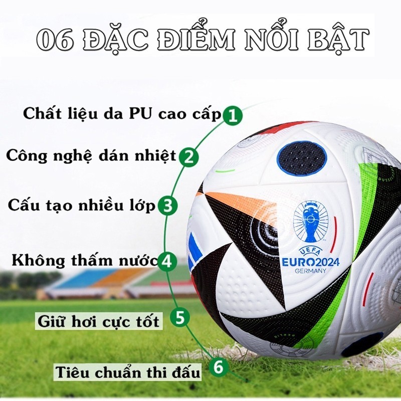 [QUÀ TẶNG TÚI ĐỤNG GIÀY, DÉP ĐA NĂNG MỚI] Quả Bóng Đá Size Số 5 các mùa giải Ngoại Hạng, C1, Euro Trái Banh Da