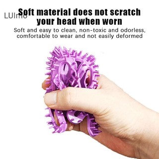 LUImo Miếng lót mũ bảo hiểm silicon linh hoạt, thông gió, lót bên trong chống biến dạng cho xe máy, phụ kiện SBS