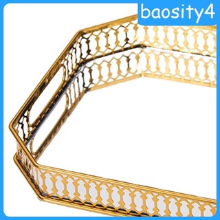 Dụng cụ trang điểm Khay trang trí Tay cầm rỗng Khay trang sức Khay phục vụ Vanity