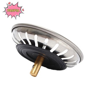 Pnpia Thép không gỉ Nhà Bếp Bồn Rửa Thoát Nước Chặn Giỏ Lọc Chất Thải Cắm 83mm Boutique