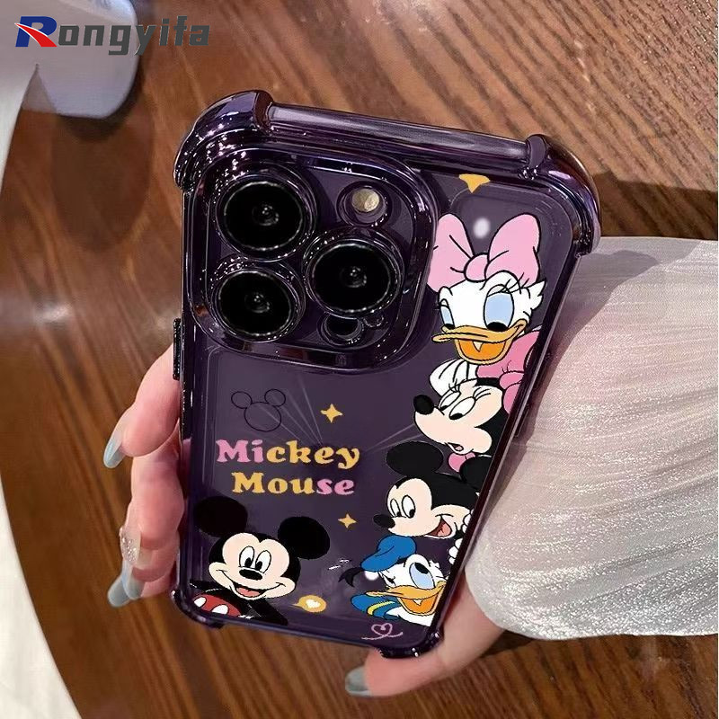Ốp Điện Thoại Họa Tiết Hoạt Hình Mickey Cho Honor 500 400 Magic 8 Pro Lite Smart X9D X70 X70i X5C X5B Plus Vỏ Mềm Vịt Donald Ngộ nghĩnh Vỏ Trong Suốt Chống Rơi