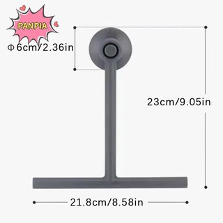Pnpia Vòi hoa sen Squeegee Kính gạt nước Cạp có giá đỡ silicon Vòi hoa sen Máy làm sạch gương phòng tắm Khăn lau kính Scraper Boutique