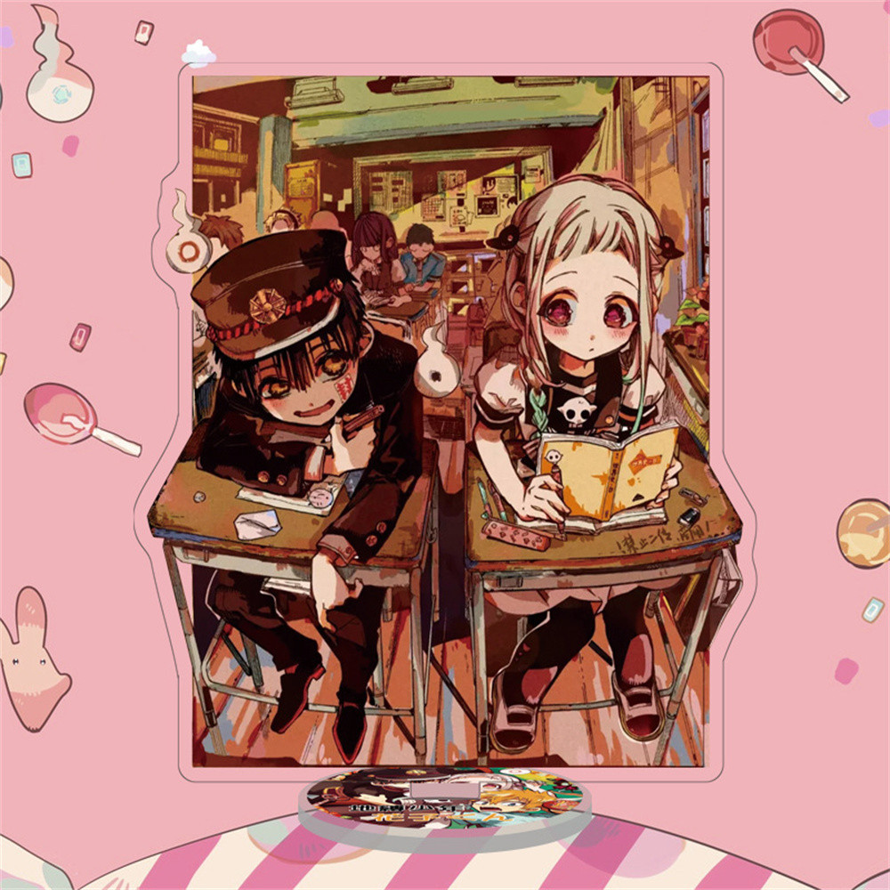 Móc Khoá, Mô Hình Standee Anime Toilet-bound Hanako-kun Trang Trí Bàn Học