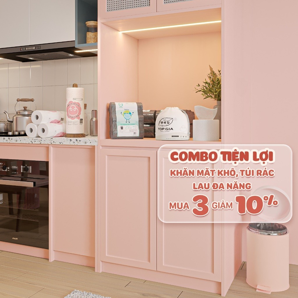 Khăn mặt khô Top gia dùng 1 lần siêu mềm mịn, an toàn cho da - CHÍNH HÃNG