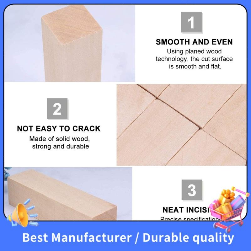 Khối gỗ khắc lớn Khối gỗ Whittling Khối khắc gỗ trầm Bộ gỗ mềm chưa hoàn thiện dành cho người mới bắt đầu chạm khắc