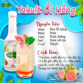 [Có sẵn] Siro chai nhựa Chang Thai 1L