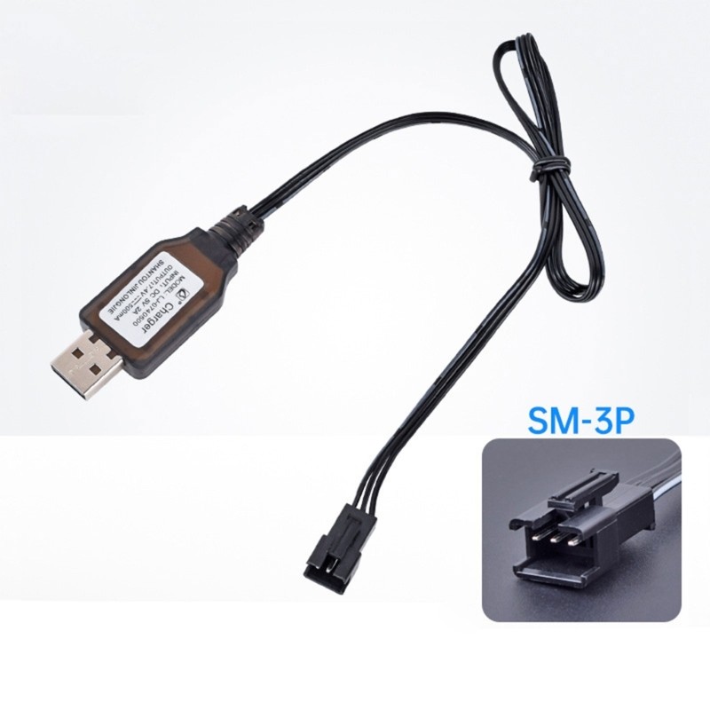Dây sạc Lithium Cinna 7 4V SM3P Cắm cho đồng hồ từ xa Sạc hiệu quả