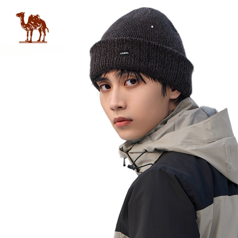 Ảnh Mũ dệt kim CAMEL CROWN Mũ mùa thu đông Mũ lạnh chống gió ấm áp 1