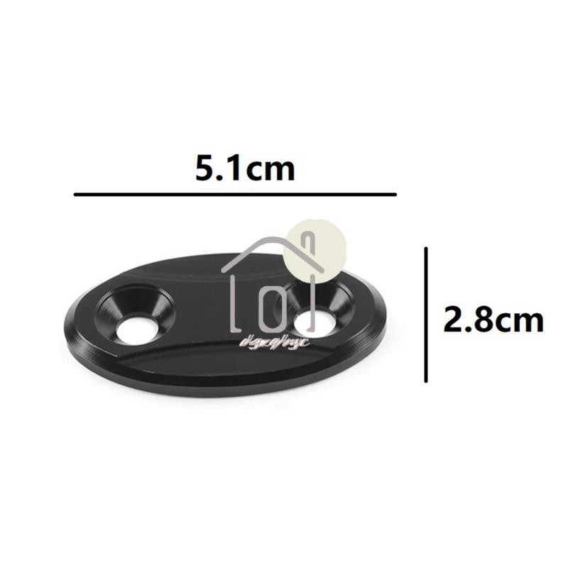 Xe Máy Khối TẮT Tấm Chiếu Hậu Gương Lỗ Bao Cho Xe BMW S1000RR 2009-2019 YAMAHA R1 2007-2014 Linh Kiện Thay Thế Màu Đen