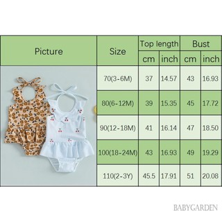 / / -3Month-3 Tuổi Bé Gái Dây Cổ Một Mảnh Áo Liền Quần In Hoa Bộ Đồ Tắm Xù Đi Biển