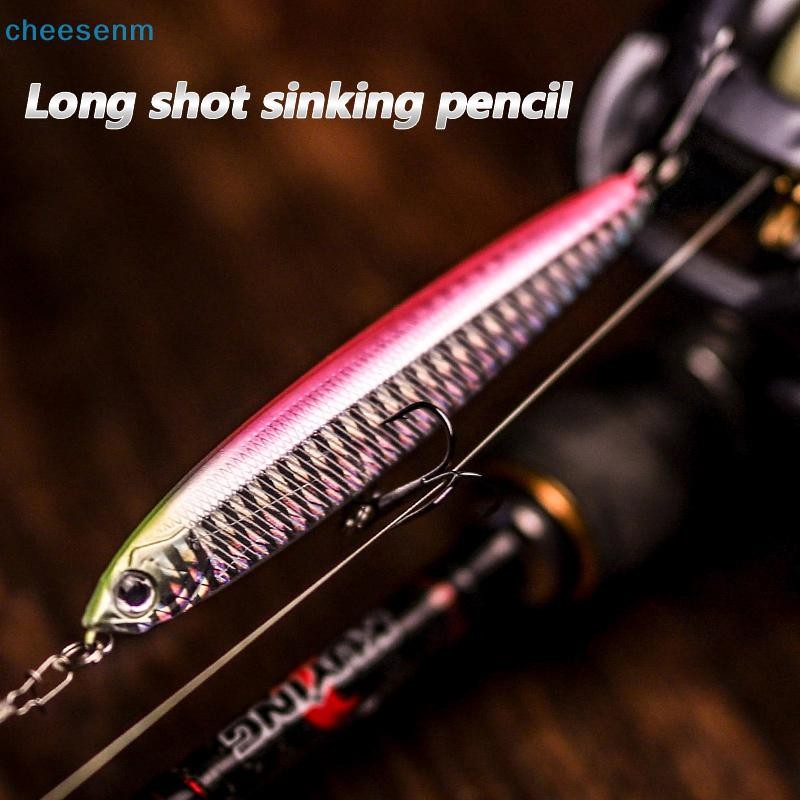 Cheenm Đúc Dài Chìm Bút Chì Mồi Giả Mồi Cứng 10g / 14g / 18g / 24g Road Runner Mồi Warp Bass Mandarin Bass VN