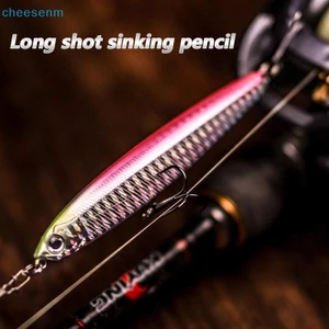 Cheenm Đúc Dài Chìm Bút Chì Mồi Giả Mồi Cứng 10g / 14g / 18g / 24g Road Runner Mồi Warp Bass Mandarin Bass VN