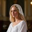 Flgo Cô Dâu Ren Mantilla Cô Dâu Rèn Luyện Khăn Trùm Đầu Mặt Bachelorette Đảng Hen Cô Dâu Veil Hen Đảng Mantill