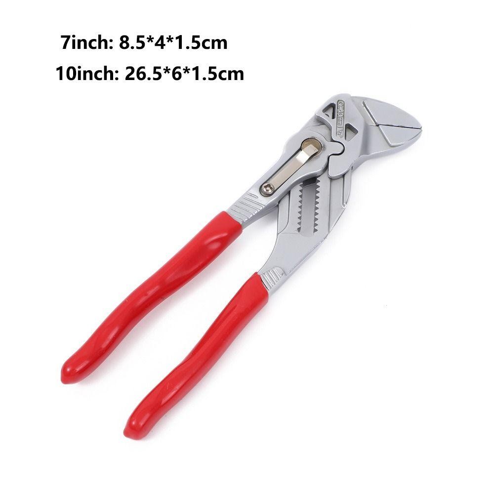 Kẹp đa năng SAIA, Kìm bơm nước nhanh có thể điều chỉnh, Kìm ống nước mở lớn cầm tay bền 10 inch Hộ gia đình