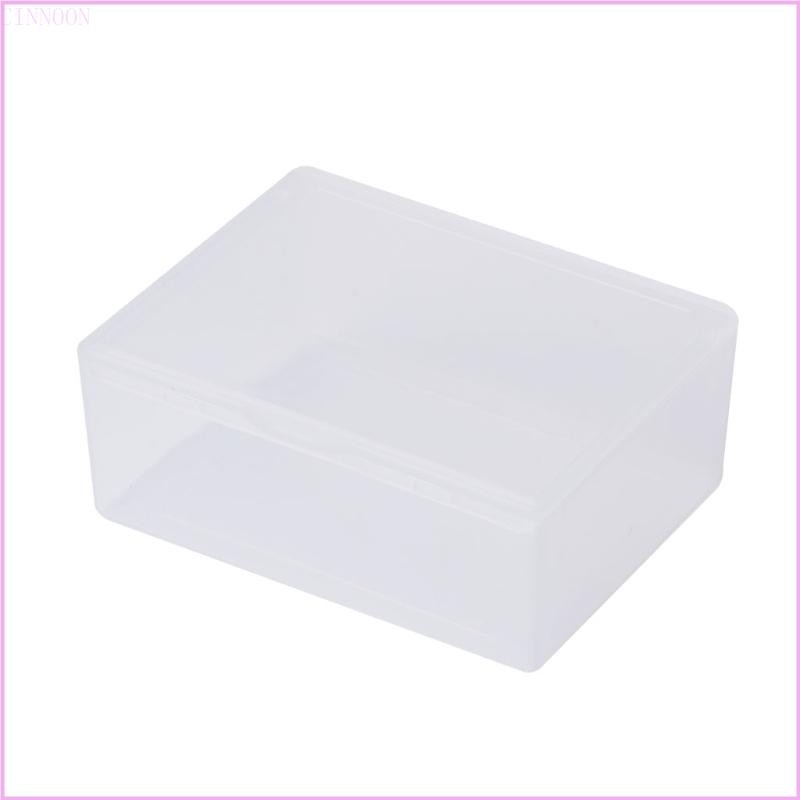 Cinnan Hình Chữ Nhật Nhựa Trong Suốt Hộp Bảo Quản Trang Sức Hạt Bộ Sưu Tập Hộp Đựng Organiz