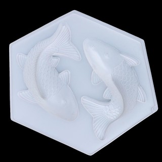[Gazi1] 1 Khuôn Làm Bánh Silicon Cá Chép Koi Sáng Tạo 3D Xà Phòng Làm Khuôn DIY Dụng Cụ Nướng Bánh Boutique