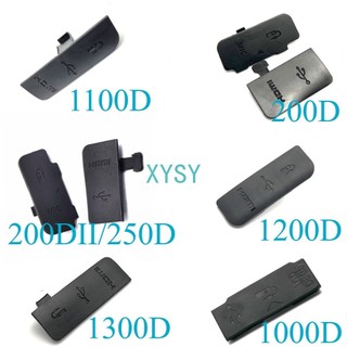Mới Dành Cho Canon 1100D 200D 200DII / 250D 1200D 1300D 1000D USB Nắp Cao Su Cửa HDMI Tương Thích MIC Nắp Giao Diện Vỏ Sửa Chữa Một Phần