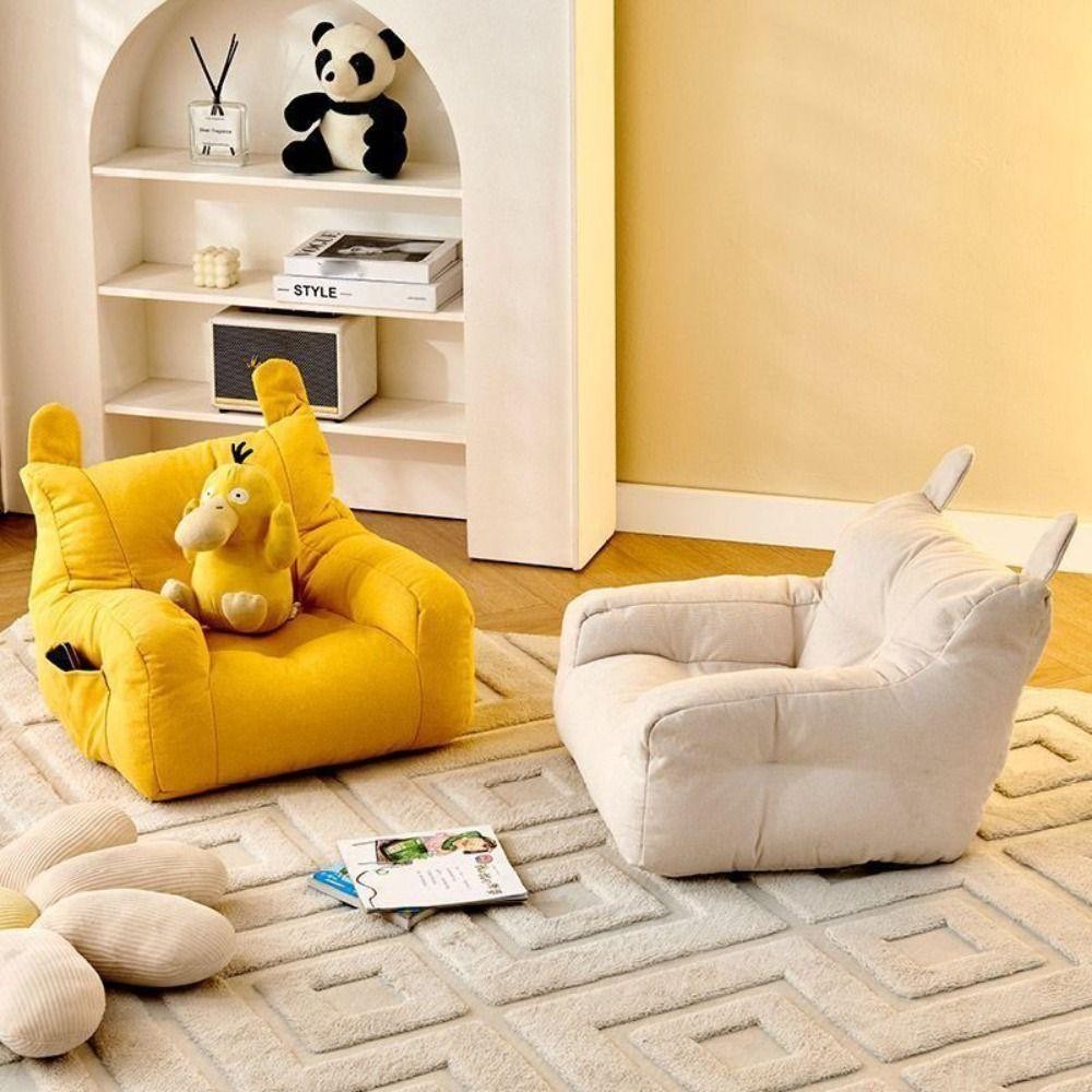 TPKSF98 Ghế Sofa Gấu Trẻ Em, Ghế Sofa Nhỏ Công Thái Mềm Mại, Trẻ Em Dễ Thương Có Túi Bảo Quản Sofa Cotton Thoải Mái Có Thể Giặt Cho Bé Trai Và Bé Gái