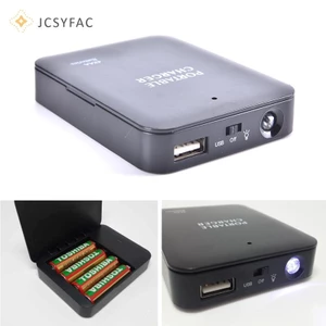 JCSYFAC Pin AA 4 Khe Cắm USB Ngoài Sạc AA Hộp Sạc Mới