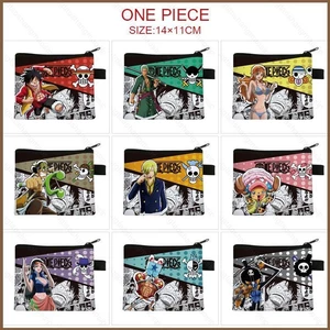 YT2 One Piece Luffy Trẻ Em Hoạt Hình Anime Ví Đựng Tiền Xu Ví Đựng Thẻ ID Tín Dụng Túi Tai Nghe Túi Bé Trai Ví