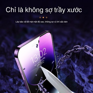 Kính cường lực iPhone 9H, chống nhìn trộm, chống ánh sáng xanh, chống bụi – Dành cho iPhone 11 12 13 14 15 16 17 Pro Max