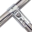 YUJUNI 1 Cái Khớp Ống, Đầu nối ống 20 / 25 / 32mm mạ kẽm bằng thép Carbon, Giá đỡ thanh tròn Phần cứng nội thất