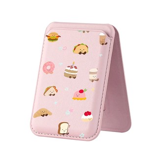 Bánh Hoạt Hình Họa Tiết Ví Cho iPhone 16 15 14 13 12 pro Max 16Plus Thẻ Điện Thoại Cho Ốp Lưng Bỏ Túi Bao