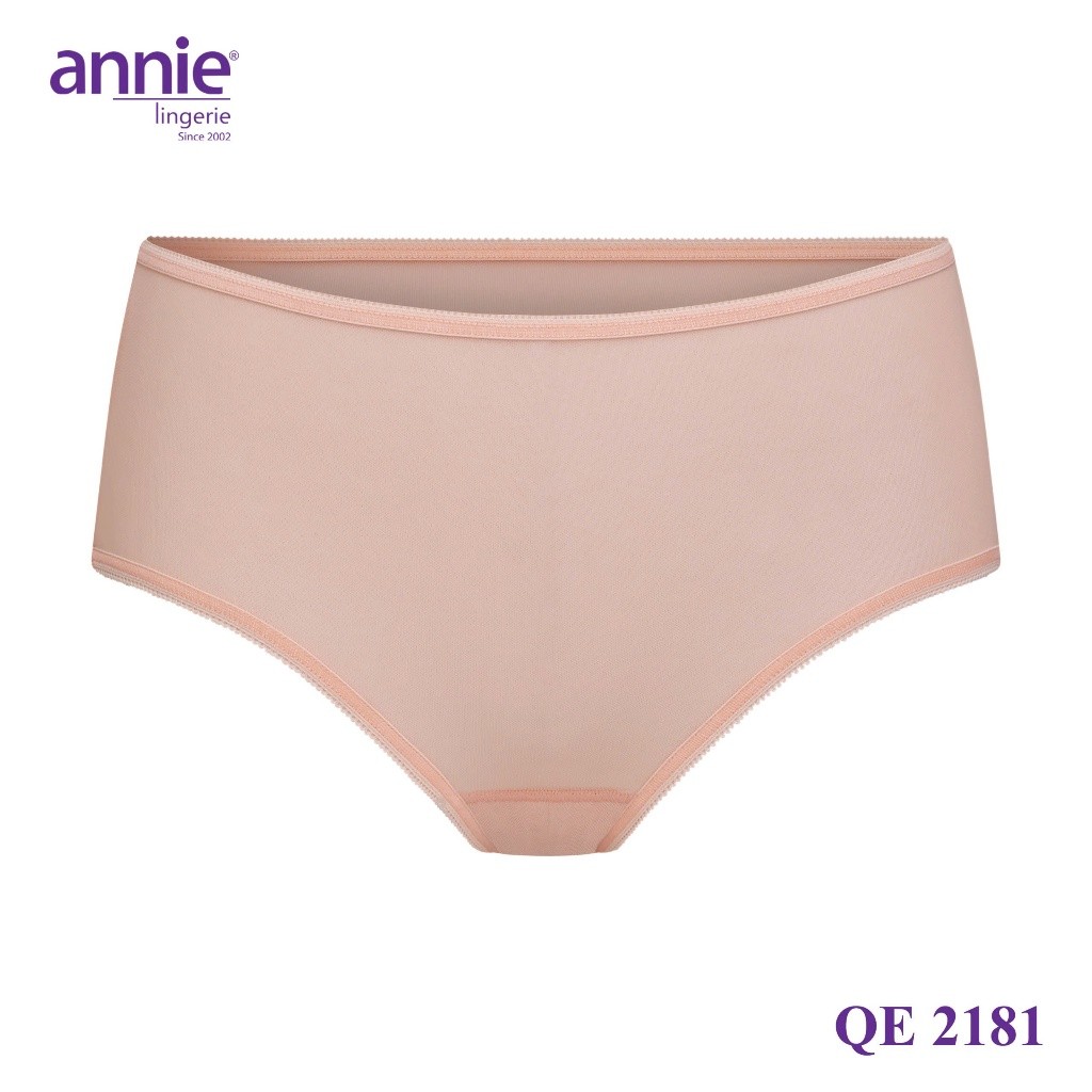 Quần lót lưới nữ annie cao cấp QE 2181 co giãn 4 chiều, lưng trung mặc thoải mái, thoáng mát cả ngày