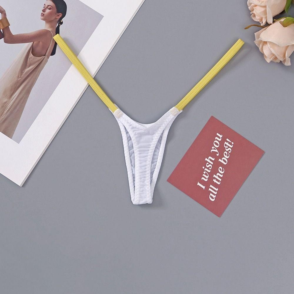 Quần Lót Nữ Hobbyin cổ điển nhiều màu, thiết kế eo thấp, dây mỏng và co giãn thoải mái, phù hợp cho tất cả các mùa