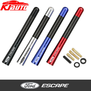 Đa Năng 12cm Ford Escape Car Ăng Ten Sợi Carbon Radio FM Antena Đen Bộ Cho