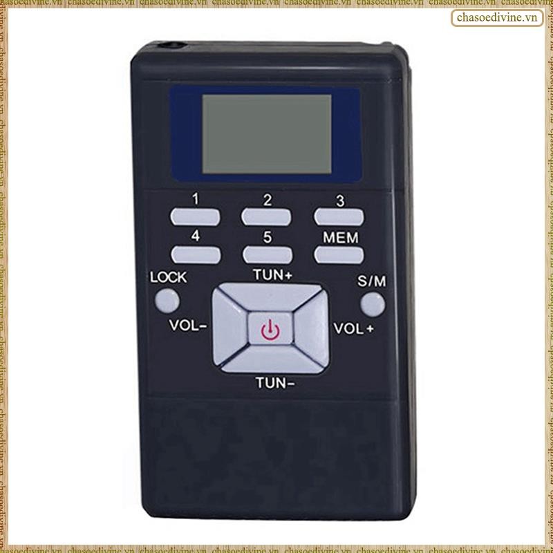 [K O G X] Loa Mini phát thanh Fm kỹ thuật số Bộ thu di động Màn hình máy nghe nhạc băng tần đơn Màn hình Led