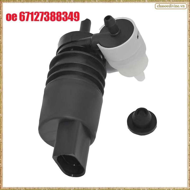 [K O G X] 67127388349 Máy bơm ly tâm Kính chắn gió Máy bơm làm sạch đôi cho X1 X2 X3 X4 X5 F15 F39 F45 F46 F49 F85 2014-2016 Máy bơm ly tâm