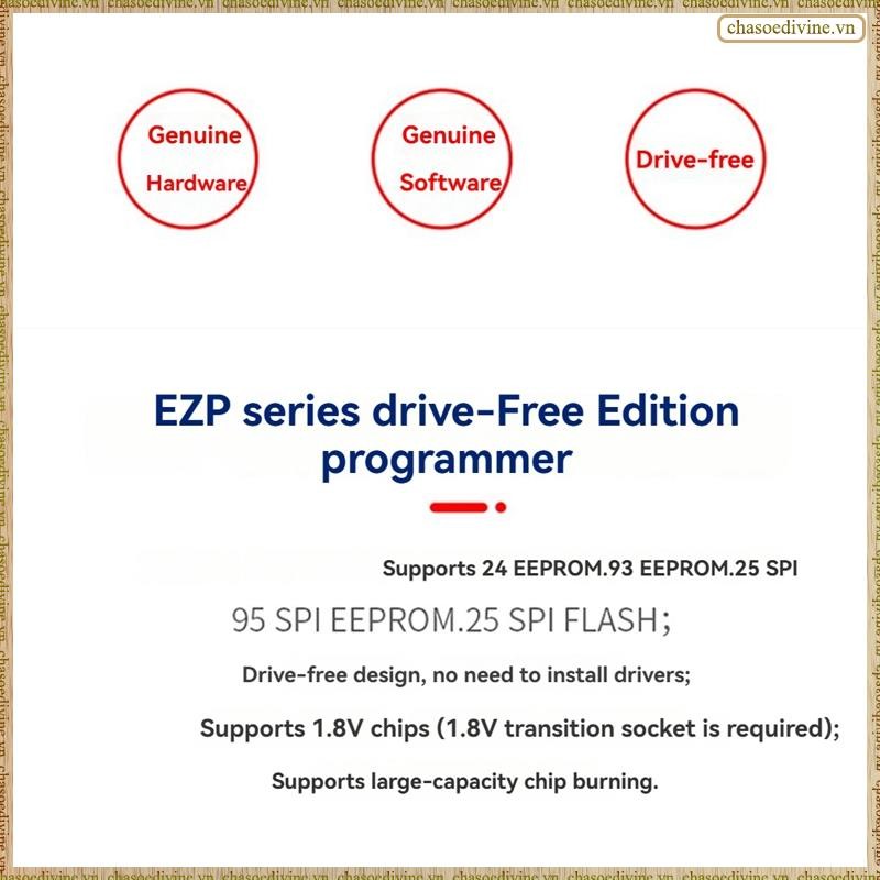 [K O G X] EZP2025 Drive Free USB Lập trình viên hỗ trợ 24 / 25 / 93 / 95EEPROM SPI FLASH Chips BIOS Burning