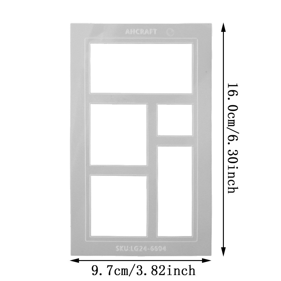 10 Loại Khung Vuông Thép Carbon Cắt Khuôn DIY Cắt Kim Loại Chết Dập Nổi Khắc Mẫu Sổ Lưu Niệm Album Ảnh Sổ Tay Trang Trí