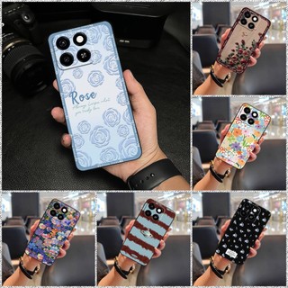 Ốp điện thoại TPU cho ZTE Blade A35/A55, silicon hoạt hình, bảo vệ chống sốc, chống nước, tranh sơn dầu dễ thương