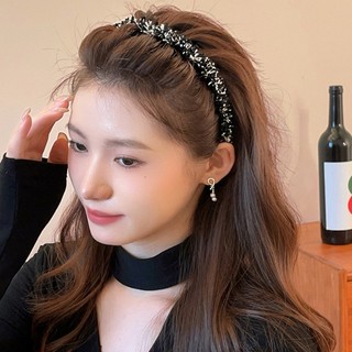 Băng đô gợn sóng dành cho nữ - Thanh lịch, Phong cách INS Hàn Quốc, Y2K - để rửa mặt, trang điểm - Phụ kiện tóc thời trang - Công cụ kiểu tóc DIY - Vòng chải tóc chống trượt có răng