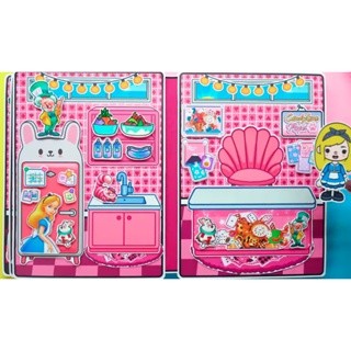 Búp bê giấy nàng công chúa Alice  ở xứ sở kẹo ngọt đồ chơi thủ công toca boca