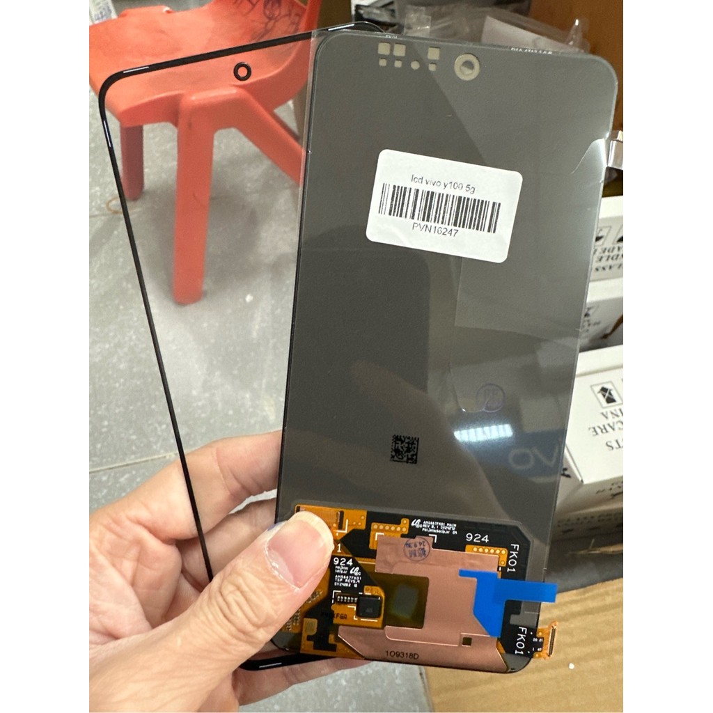 kính vivo y100 5g/v29e/v40 lite/t3x liền keo (amoled)