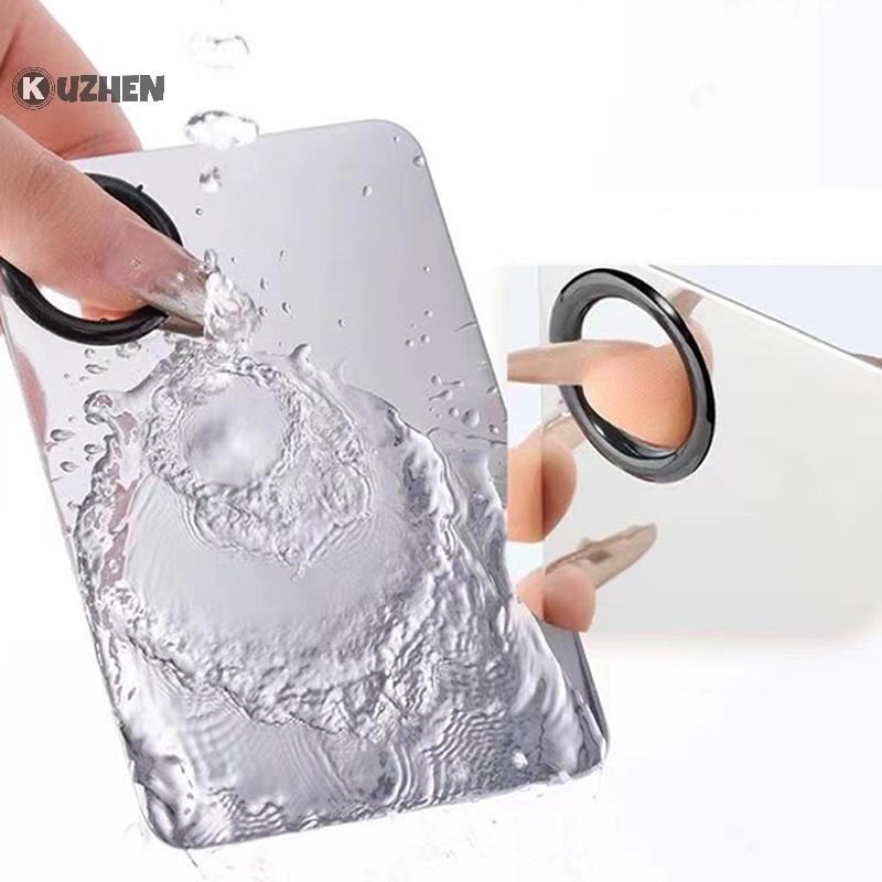 Kuzhen Kem Nền Trang Điểm Bàn Chải Trộn Bảng Thép Không Gỉ Kem Nền Môi Phấn Mắt Trộn Bảng Với Thìa Dụng Cụ Trang Điểm HOT