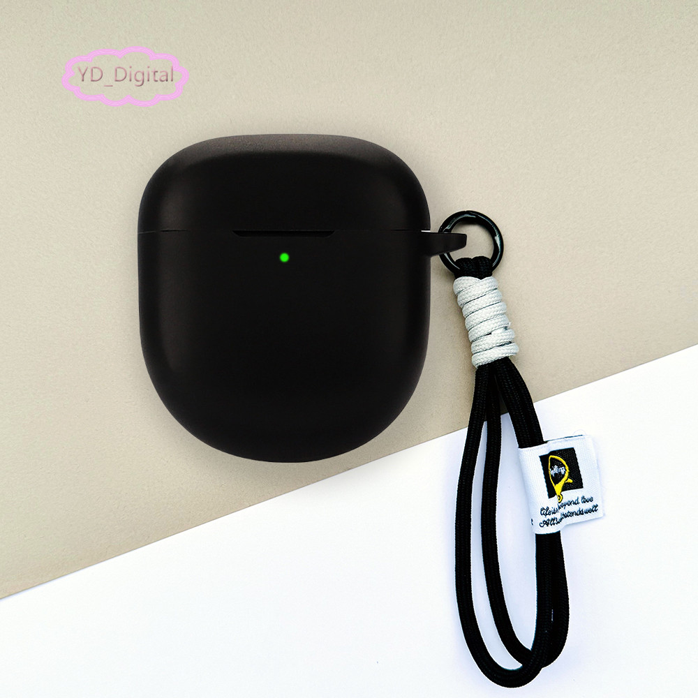 Dành Cho Bose Quietcomfort Ultra / Earbuds II Ốp Lưng QC 2 3 Vỏ Bảo Vệ Tai Nghe Silicon Màu Trơn Tay Mềm Có Nhẫn