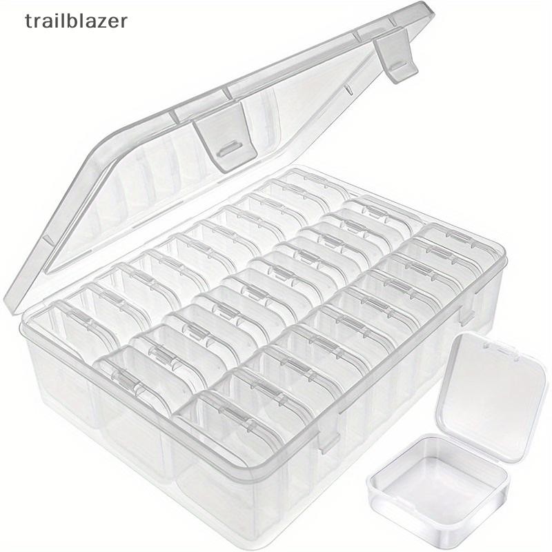 Trailblazer DIY Paing Thêu Hộp Bảo Quản, Móng Tay Nghệ Thuật Trang Sức Kim Cương Giả Khảm Hộp Bảo Quản, al Hộp Bảo Quản Mới