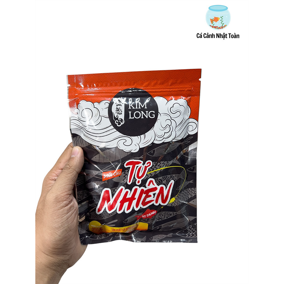 Cám Kim Long Tự Nhiên Mồi Tanh Câu Cá (Gói 200gram)