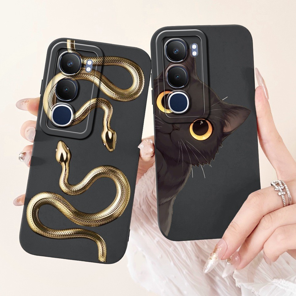 Silicon Mềm Cho Vivo Y19s V2419 Ốp lưng VivoY19s Y 19s 2024 Ốp Lưng Thời Trang Phi Hành Gia Rồng Động Vật Họa Tiết Vỏ