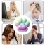 Đồ chơi xả stress hình chân mèo CODECOVED, Fidget siêu lớn màu cầu vồng, phục hồi chậm, chất liệu TPR mềm, đồ chơi đùa vui