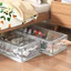 Hộp Đựng Giày Gấp Gọn Vải Lưới PVC Dày Dặn Khung Thép Chịu Lực Có Ngăn Kéo Khóa Kín Chống Ẩm Mốc, Côn Trùng