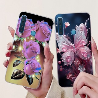Dành Cho Samsung A9 2018 Ốp Lưng A920 A920F Trong Suốt Thời Trang Mới Bướm Silicon Mềm Vỏ Điện Thoại Cho Samsung Galaxy A9 2018 Vỏ