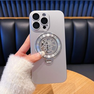 Giá đỡ con quay hồi chuyển PC mờ sang trọng cho iPhone16 15 14 13 12 11 Pro MAX IXS MAX XR XS 7 8 Plus Bảo vệ Camera chống sốc Vỏ cứng mờ