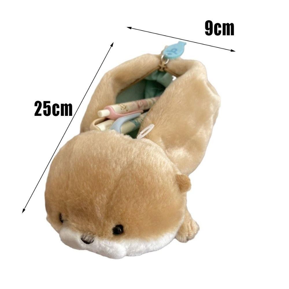 Túi Đựng Bút WANYEDI, Bút Chì Otter Dung Tích Lớn, Di Động Sang Trọng Văn Phòng Phẩm Tổ Chức Trường Học Văn Phòng