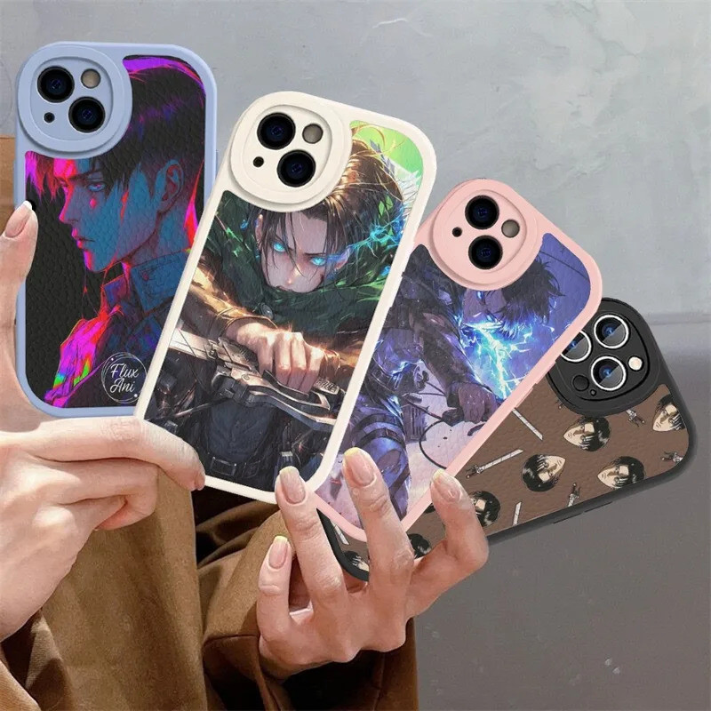 TP-1 Levi Ackerman Attack On Titan Ốp Điện Thoại Da Cứng Cho IPhone 16 17.15 14 13 12 Mini 11 14 Pro Max Xs X Xr 7 8 Plus