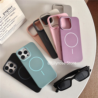 Ốp lưng IPhone16 Pro Max Apple 15promax Sạc từ tính iPhone 14pro 13 12 Cặp đôi nam và nữ